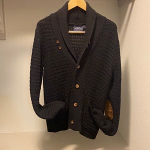 Navy blue Topman cardigan sweater!